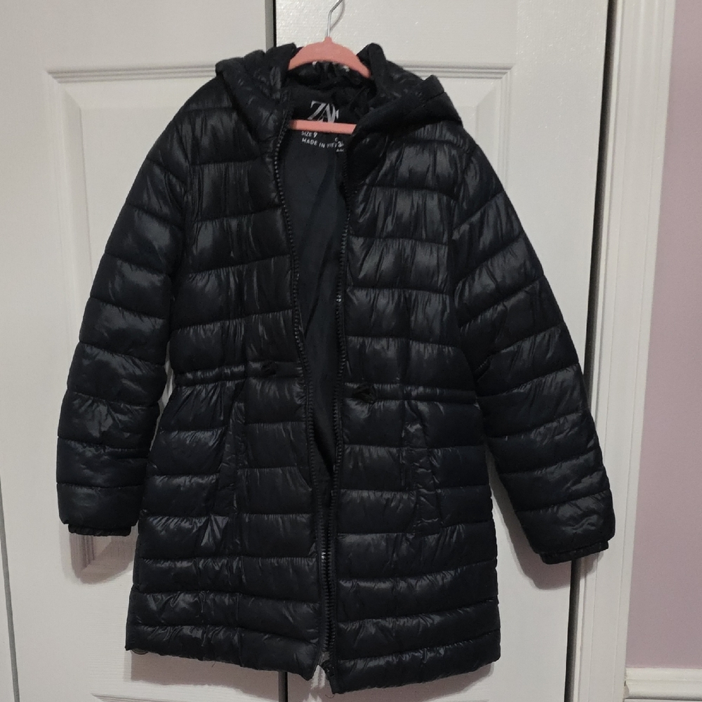 Zara Kids Midnight Puffer Coat